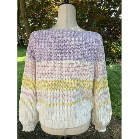 Sezane - Vivien La Maille Pastel Multicoloured Sweater - Picture 6 of 15
